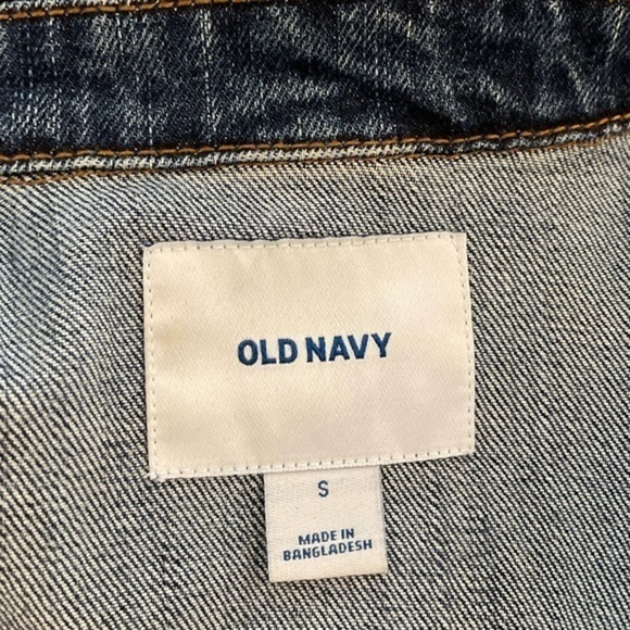 {Old Navy} Classic Blue Jean Jacket Size Small Petite - Picture 13 of 15